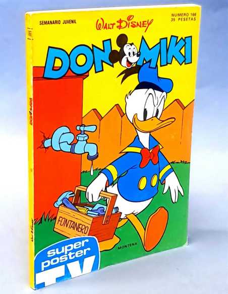 EXCELENTE ESTADO DON MIKI 166 WALT DISNEY MONTENA COMICS