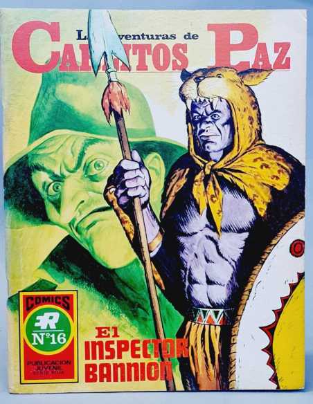 EXCELENTE ESTADO LAS AVENTURAS DE CARLITOS PAZ 16 EL INSPECTOR BANNION SERIE ROJA ROLLAN
