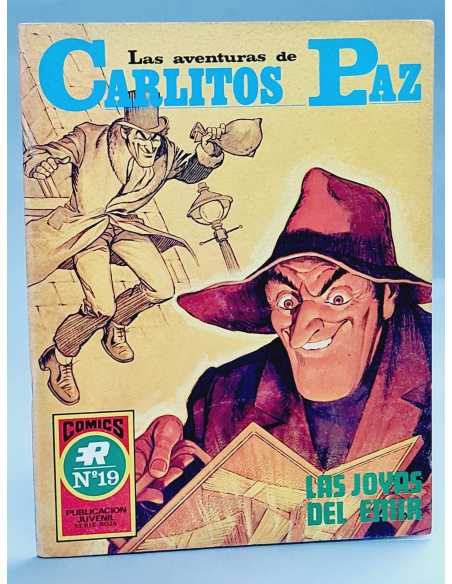 EXCELENTE ESTADO LAS AVENTURAS DE CARLITOS PAZ 19 LAS JOYAS DEL EMIR SERIE ROJA ROLLAN