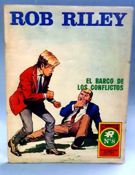 CASI EXCELENTE ESTADO ROB RILEY 8 EL BARCO DE LOS CONFLICTOS ROLLAN GRAPA