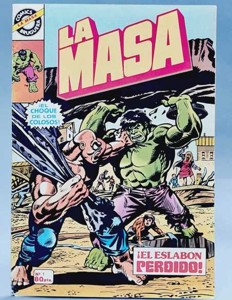 MUY BUEN ESTADO LA MASA 1 EL ESLABÓN PERDIDO COMICS GRAPA MARVEL BRUGUERA