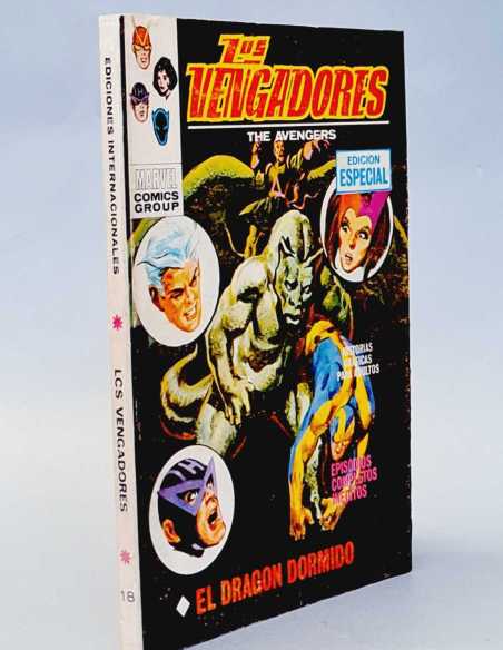 MUY BUEN ESTADO LOS VENGADORES 18 EL DRAGON DORMIDO TACO EDICIONES VERTICE