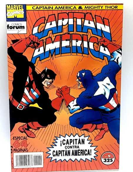 CASI EXCELENTE ESTADO CAPITAN AMERICA Y THOR EL PODEROSO 9 VOL.2 FORUM COMICS GRAPA VOLUMEN VOL2