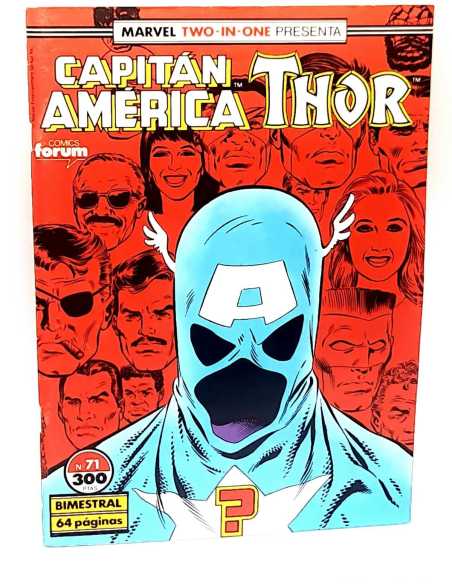 CASI EXCELENTE ESTADO CAPITAN AMERICA 71 VOL.1 FORUM COMICS GRAPA VOLUMEN VOL1