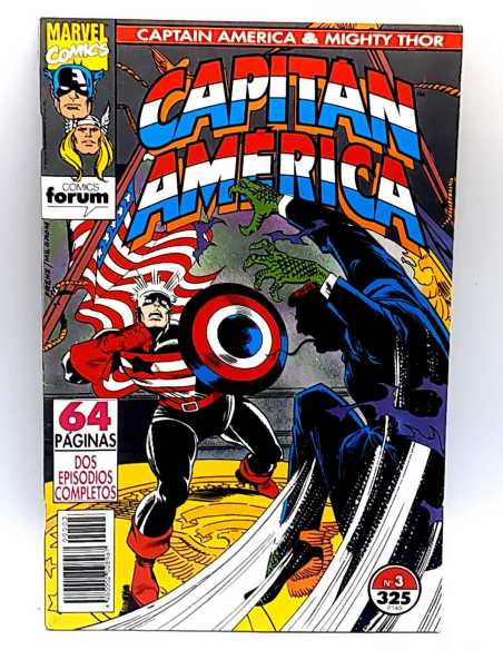 EXCELENTE ESTADO CAPITAN AMERICA Y THOR EL PODEROSO 3 VOL.2 FORUM COMICS GRAPA VOLUMEN VOL2