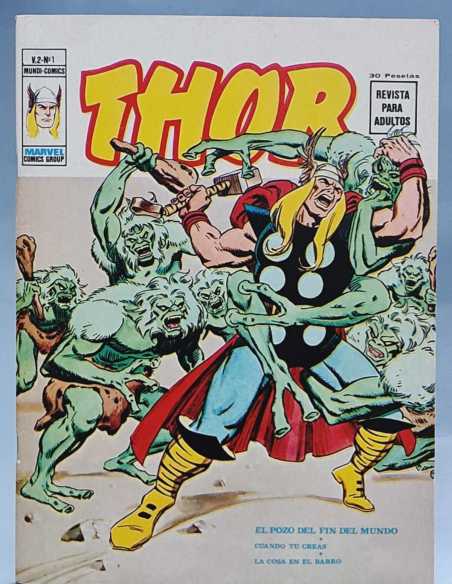 EXCELENTE ESTADO THOR 1 EL POZO DEL FIN DEL MUNDO VOL2 GRAPA VOLUMEN VOL.2 VERTICE