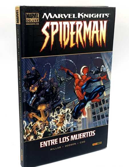 MUY BUEN ESTADO MARVEL DELUXE SPIDERMAN 1 ENTRE LOS MUERTOS KNIGHTS PANINI COMICS TAPA DURA