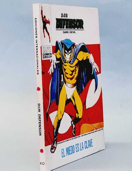 EXCELENTE ESTADO DAN DEFENSOR 40 EL MIEDO ES LA CLAVE VOL1 VOLUMEN VOL.1 TACO VERTICE