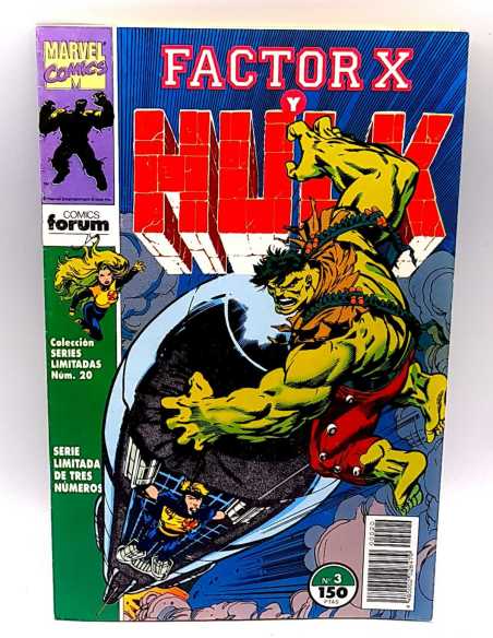 MUY BUEN ESTADO SERIES LIMITADAS 20 HULK GUERA Y ARMAS 3 FORUM COMICS GRAPA