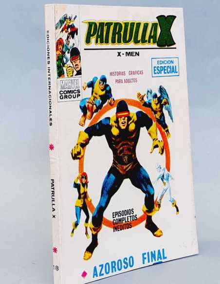 CASI EXCELENTE ESTADO PATRULLA X AZOROSO FINAL 18 VOL1 VOLUMEN VOL.1 TACO EDICIONES VERTICE