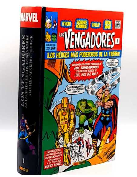 EXCELENTE MARVEL OMNIGOLD LOS VENGADORES 1 LA LLEGA DE LOS VENGADORES COMICS PANINI TOMO TAPA DURA