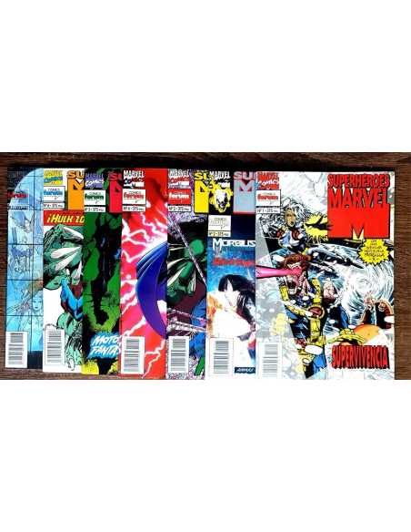 EXCELENTE ESTADO COMPLETA SUPERHEROES MARVEL FORUM COMICS GRAPA