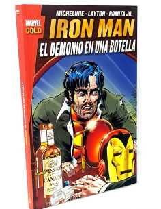 EXCELENTE ESTADO MARVEL GOLD IRON MAN EL DEMONIO EN UNA...