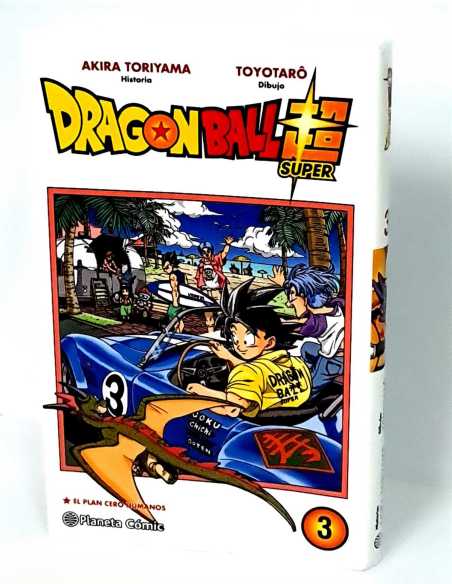 EXCELENTE ESTADO DRAGON BALL SUPER 3 EL PLAN CERO HUMANOS MANGA COMICS PLANETA