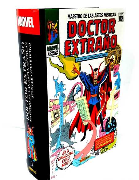 EXCELENTE ESTADO MARVEL GOLD DOCTOR EXTRAÑO 1 MAESTRO DE LAS ARTES MISTICAS PANINI