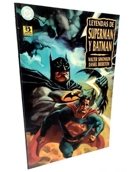 EXCELENTE ESTADO LEYENDAS DE SUPERMAN Y BATMAN 1 PRESTIGIO LIBRO UNO WALTER SIMONSON ZINCO DC