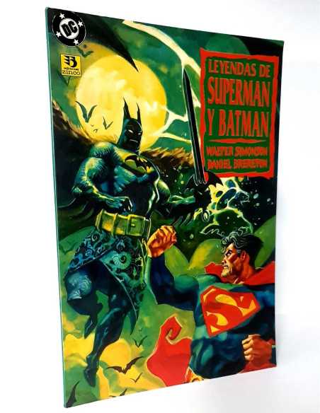 EXCELENTE ESTADO LEYENDAS DE SUPERMAN Y BATMAN 3 PRESTIGIO LIBRO TRES WALTER SIMONSON ZINCO DC