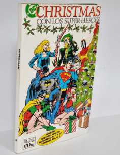 EXCELENTE ESTADO SUPERMAN CHRISTMAS CON LOS SUPER HEROES...