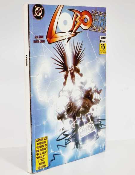 CASI EXCELENTE ESTADO LOBO 1 RETAPADO ANUAL DC EDICIONES ZINCO