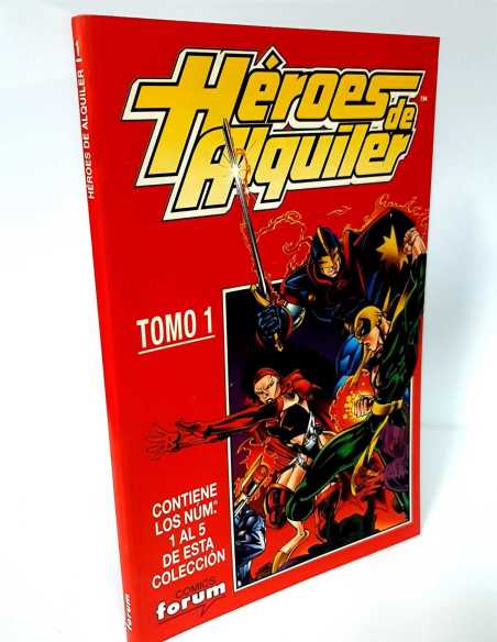 EXCELENTE ESTADO HEROES DE ALQUILER TOMO 1 RETAPADO CONTIENE 1 AL 5 FORUM COMICS
