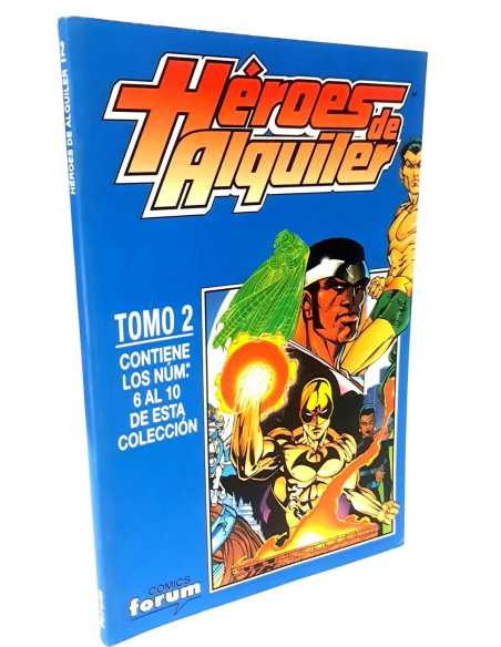 EXCELENTE ESTADO HEROES DE ALQUILAR TOMO 2 RETAPADO CONTIENE 6 AL 10 FORUM COMICS