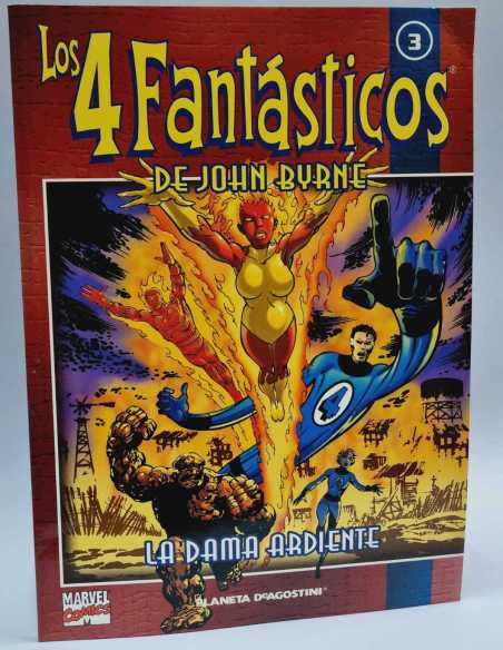 CASI EXCELENTE ESTADO LOS 4 FANTASTICOS 4 LA DAMA ARDIENTE 3 COLECCIONABLE PLANETA