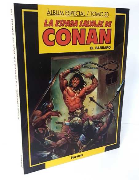 EXCELENTE ESTADO LA ESPADA SALVAJE DE CONAN TOMO 30 RETAPADO ALBUM ESPECIAL FORUM COMICS