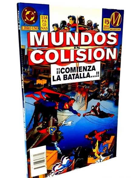 CASI EXCELENTE ESTADO MUNDOS EN COLISION LIBRO 2 ZINCO EDICIONES MILESTONE