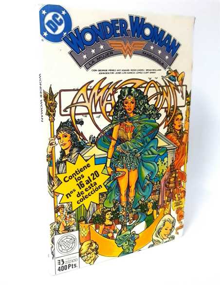 CASI EXCELENTE ESTADO WONDER WOMAN 3 RETAPADO CONTIENE 16 AL 20 DC EDICIONES ZINCO COMICS
