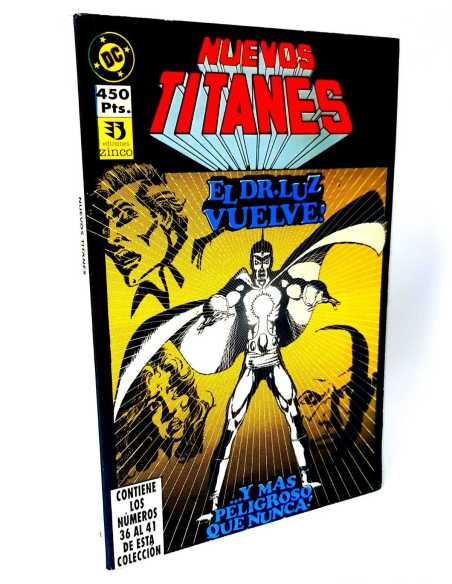 EXCELENTE ESTADO LOS NUEVOS TITANES 8 RETAPADO CONTIENE 36 AL 41 DC EDICIONES ZINCO COMICS