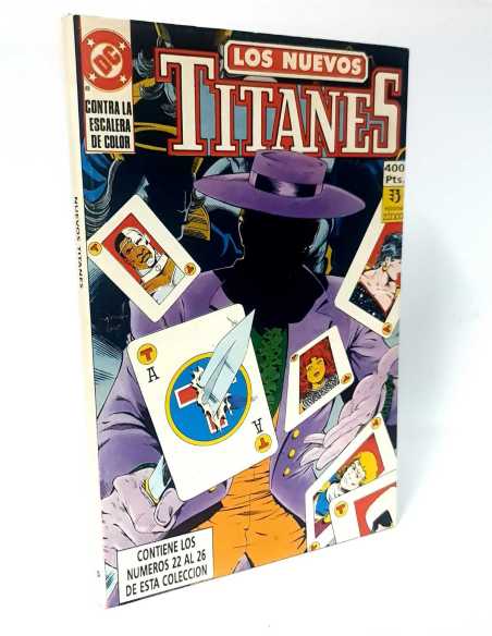 EXCELENTE ESTADO LOS NUEVOS TITANES 5 RETAPADO CONTIENE 22 AL 26 DC EDICIONES ZINCO COMICS