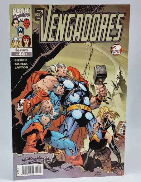 DE KIOSKO ESTADO LOS VENGADORES 46 VOL3 VOLUMEN VOL.3 GRAPA COMICS MARVEL FORUM