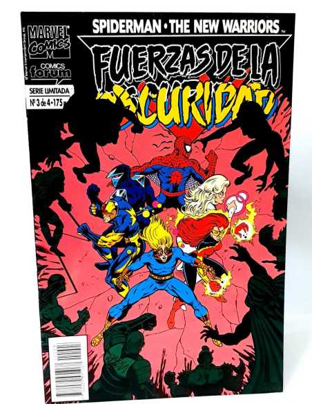 DE KIOSCO SPIDERMAN THE NEW WARRIOR FUERZAS DE LA OSCURIDAD 3 FORUM COMICS GRAPA SPIDER-MAN
