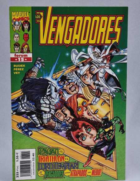 DE KIOSKO ESTADO LOS VENGADORES PAGAN VS TRIATHLON 15 VOL3 VOLUMEN VOL.3 GRAPA COMICS MARVEL FORUM