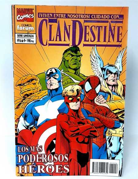 EXCELENTE ESTADO CLANDESTINE 6 FORUM COMICS GRAPA