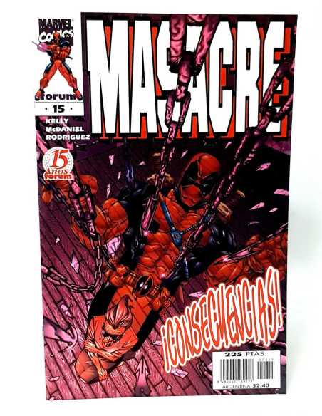 DE KIOSCO MASACRE 15 VOL.3 FORUM COMICS GRAPA MARVEL VOL3 VOLUMEN