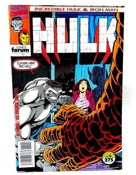 DE KIOSCO HULK & IRON MAN 6 VOL.1 FORUM COMICS MARVEL VOL.1 VOLUMEN GRAPA