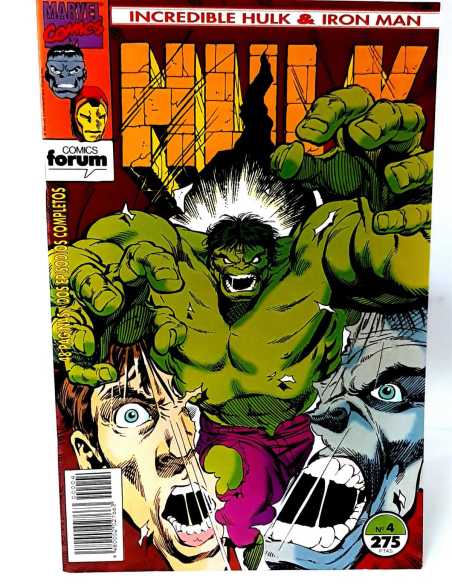 DE KIOSCO HULK & IRON MAN 4 VOL.1 FORUM COMICS MARVEL VOL.1 VOLUMEN GRAPA