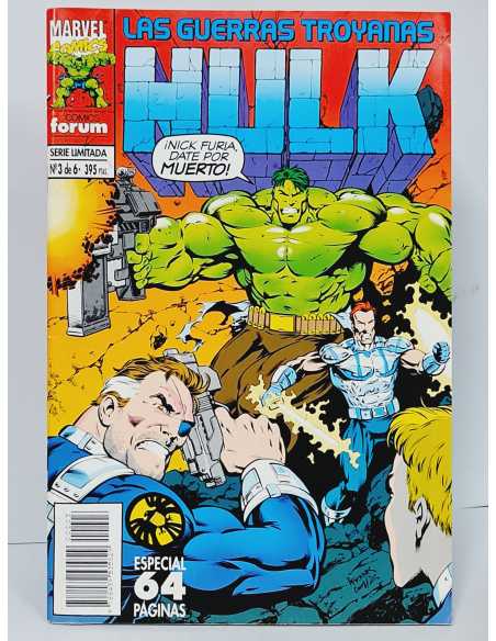 EXCELENTE ESTADO HULK LAS GUERRAS TROYANAS 3 ESPECIAL EXTRA VOL1 VOLUMEN VOL.1 GRAPA MARVEL FORUM