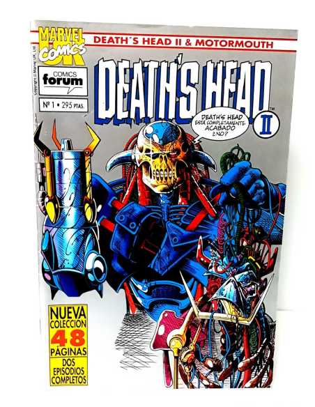 EXCELENTE ESTADO DEATH'S HEAD II & MOTORMOUTH 1 FORUM COMICS GRAPA