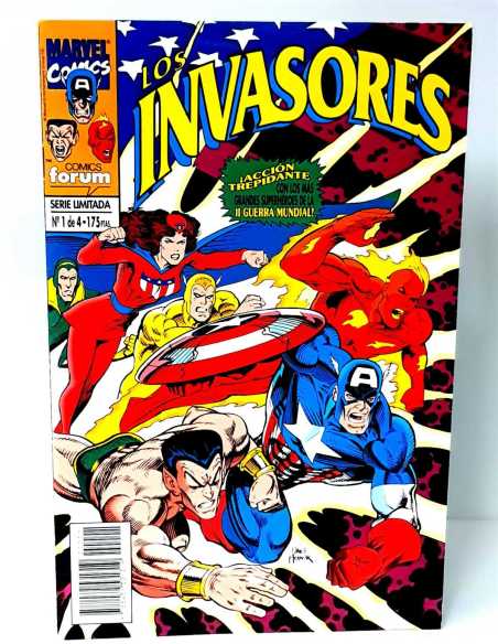 CASI EXCELENTE ESTADO LOS INVASORES 1 FORUM COMICS GRAPA