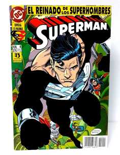 CASI EXCELENTE ESPECIAL SUPERMAN EL HOMBRE DE ACERO 4...