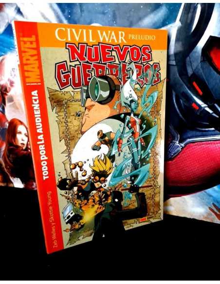 DE KIOSCO CIVIL WAR NUEVOS GUERREROS TODO POR LA AUDIENCIA PANINI COMICS TAPA BLANDA