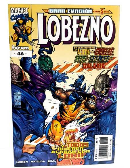 DE KIOSCO LOBEZNO 46 VOL2 FORUM COMICS GRAPA VOL.2 VOLUMEN MARVEL
