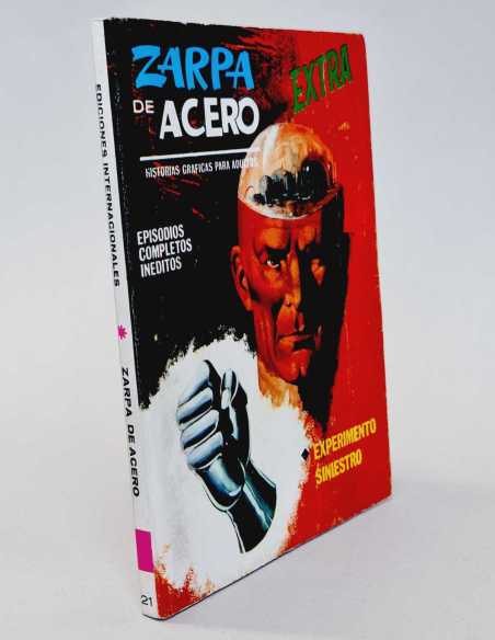 MUY BUEN ESTADO ZARPA DE ACERO 21 EXPERIMENTOS SINIESTRO TACO EDICIONES VERTICE