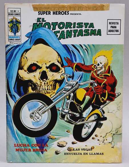 SUPER HEROES 14 RESTOS CELO PORTADA VOL2 VOLUMEN VOL.2 GRAPA MARVEL EDICIONES VERTICE