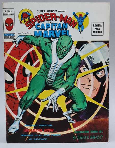 EXCELENTE ESTADO SUPER HEROES 11 BASILISCO VOL2 VOLUMEN VOL.2 GRAPA MARVEL EDICIONES VERTICE