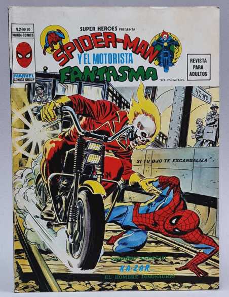 CASI EXCELENTE ESTADO SUPER HEROES 10 OJO TE ESCANDALIZA VOL2 VOLUMEN VOL.2 GRAPA EDICIONES VERTICE