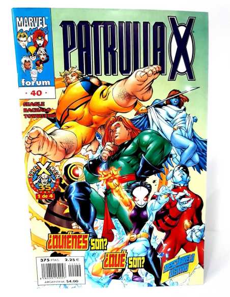 DE KIOSCO LA PATRULLA X 40 VOL2 FORUM COMICS GRAPA VOL.2 VOLUMEN