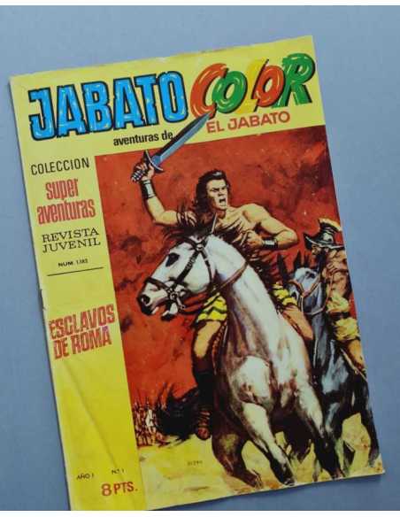 BUEN ESTADO JABATO COLOR 1 PRIMERA EPOCA ESCLAVOS DE ROMA SUPER AVENTURAS 1181 BRUGUERA